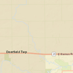 Isabella County Street Map