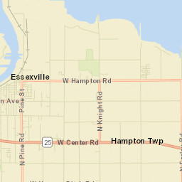 Essexville Street Map