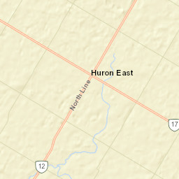 Huron East Street Map