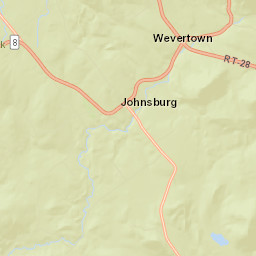 Wevertown New York Street Map