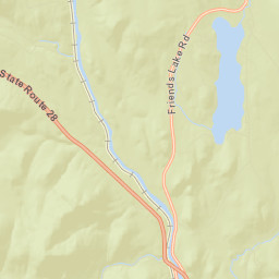 The Glen New York Street Map