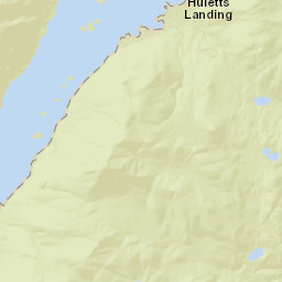 Huletts Landing New York Street Map