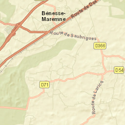 Bénesse-Maremne Street Map