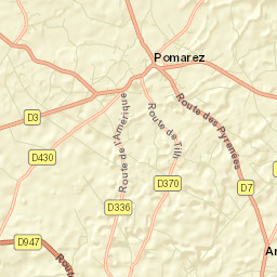 Pomarez Street Map