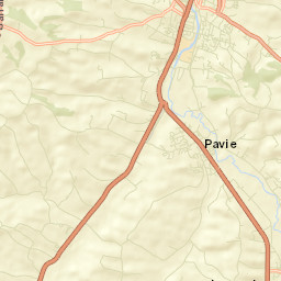 Pavie Street Map
