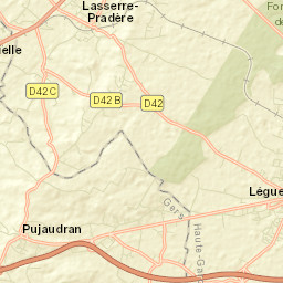 Pujaudran Street Map
