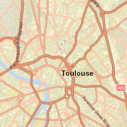 Toulouse Street Map