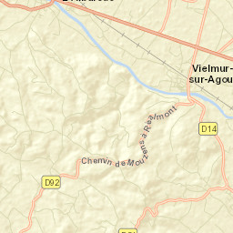 Vielmur-sur-Agout Street Map
