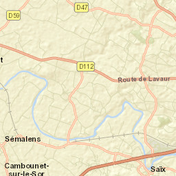 Saïx Street Map