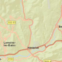 Lamalou-les-Bains Street Map