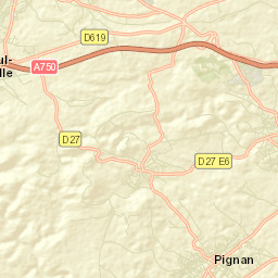 Pignan Street Map