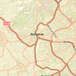 Juvignac Street Map
