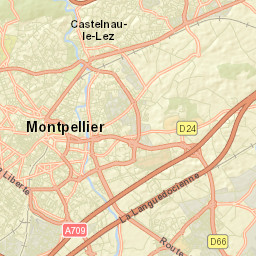 Montpellier Street Map
