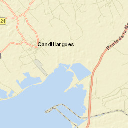 Candillargues Street Map