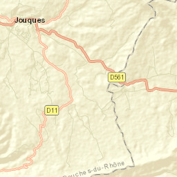 Jouques Street Map