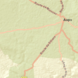 Aups Street Map