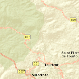 Villecroze Street Map