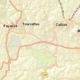 Fayence Street Map
