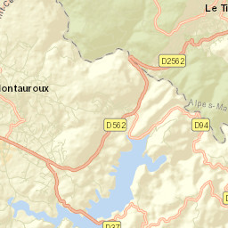 Le Tignet Street Map