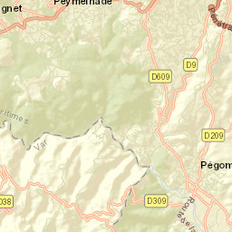 Auribeau-sur-Siagne Street Map