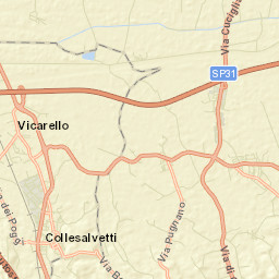 Vicarello Street Map