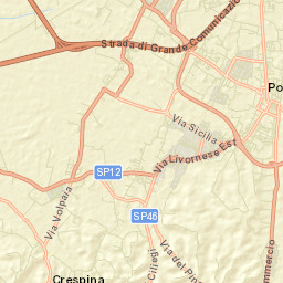 Le Casine-Perignano-Spinelli Street Map