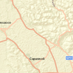 Capannoli Street Map