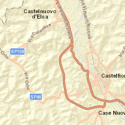 Castelfiorentino Street Map