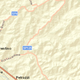 Montespertoli Street Map