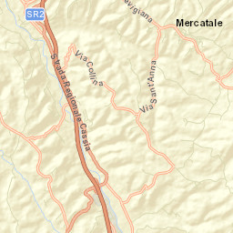Mercatale Street Map