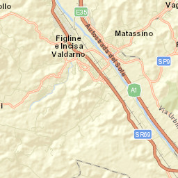 Figline Valdarno Street Map