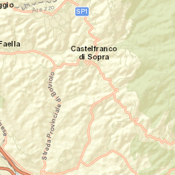 Pian di Scò Street Map