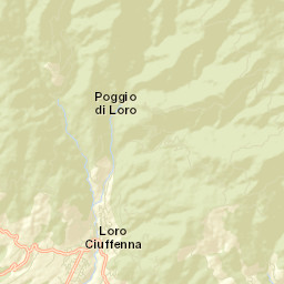 Loro Ciuffenna Street Map
