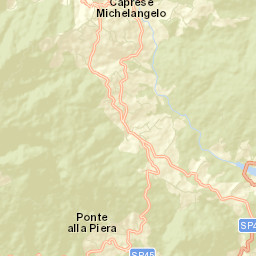 Caprese Michelangelo Street Map