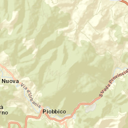 Piobbico Street Map