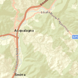 Acqualagna Street Map
