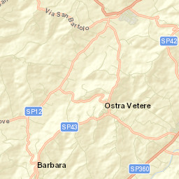 Ostra Vetere Street Map