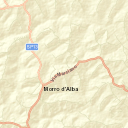 Monte San Vito Street Map