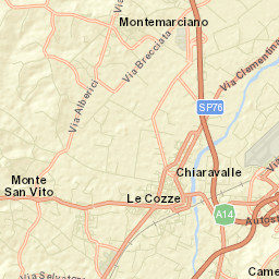 Montemarciano Street Map