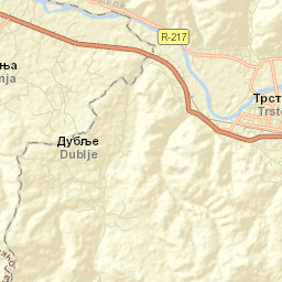 Trstenik Street Map