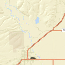 Burns Street Map