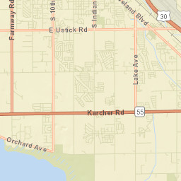 Canyon County Street Map