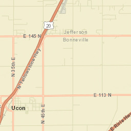 Ucon Street Map