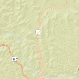 Highway 87, Wind Cave National Park, Custer Street Map