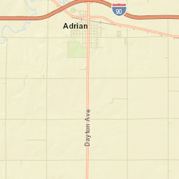 Adrian Street Map