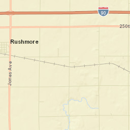 24544-24766 250th Street Rushmore Street Map