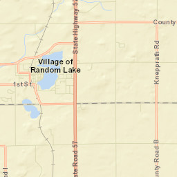 Random Lake Street Map