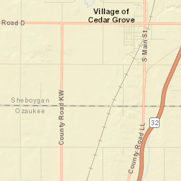 Cedar Grove Street Map