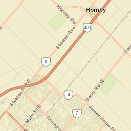 Milton Street Map