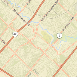 Mississauga Street Map